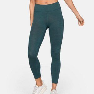 Outdoor Voices Green Core TechSweat 3/4 Leggings
